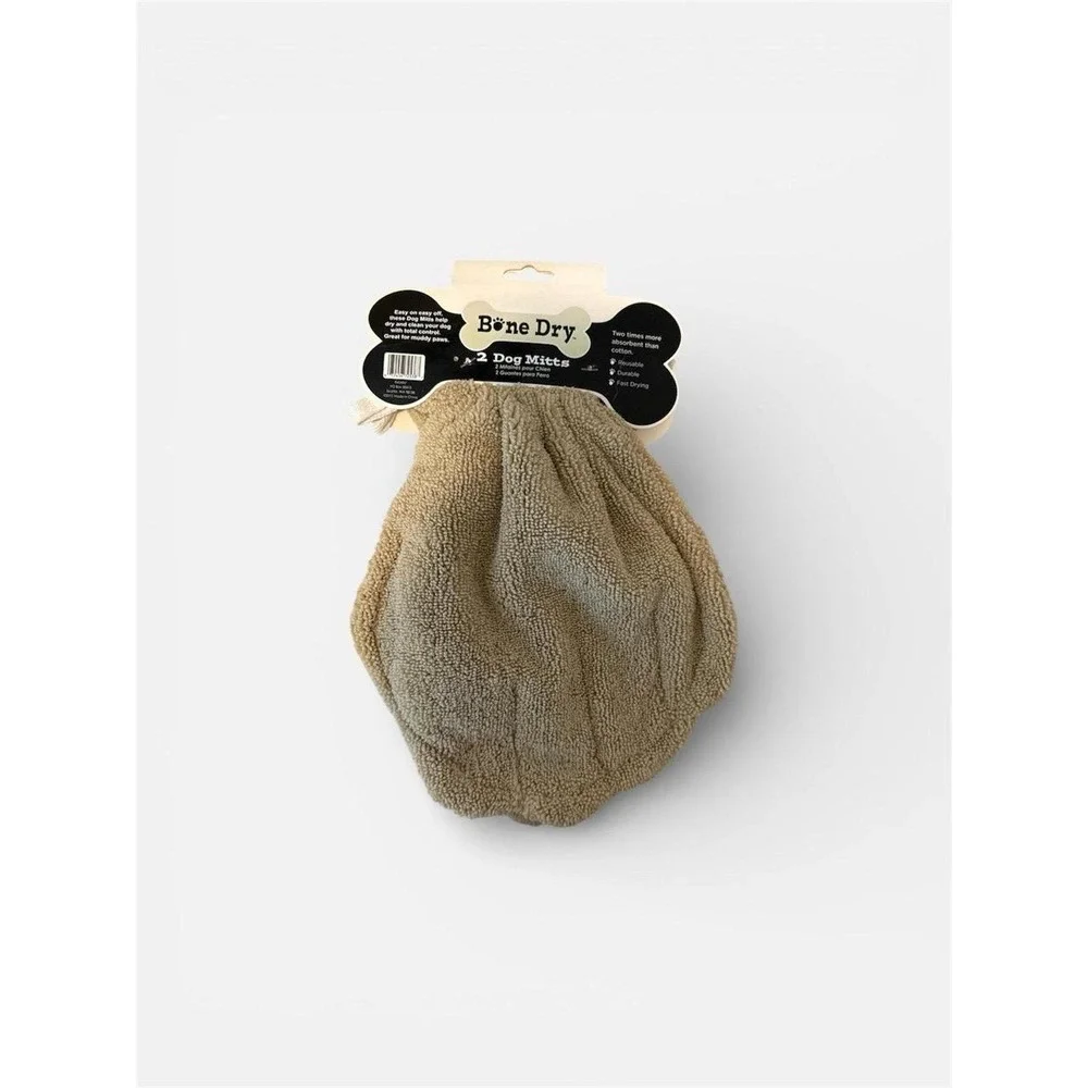 Dog drying mitts